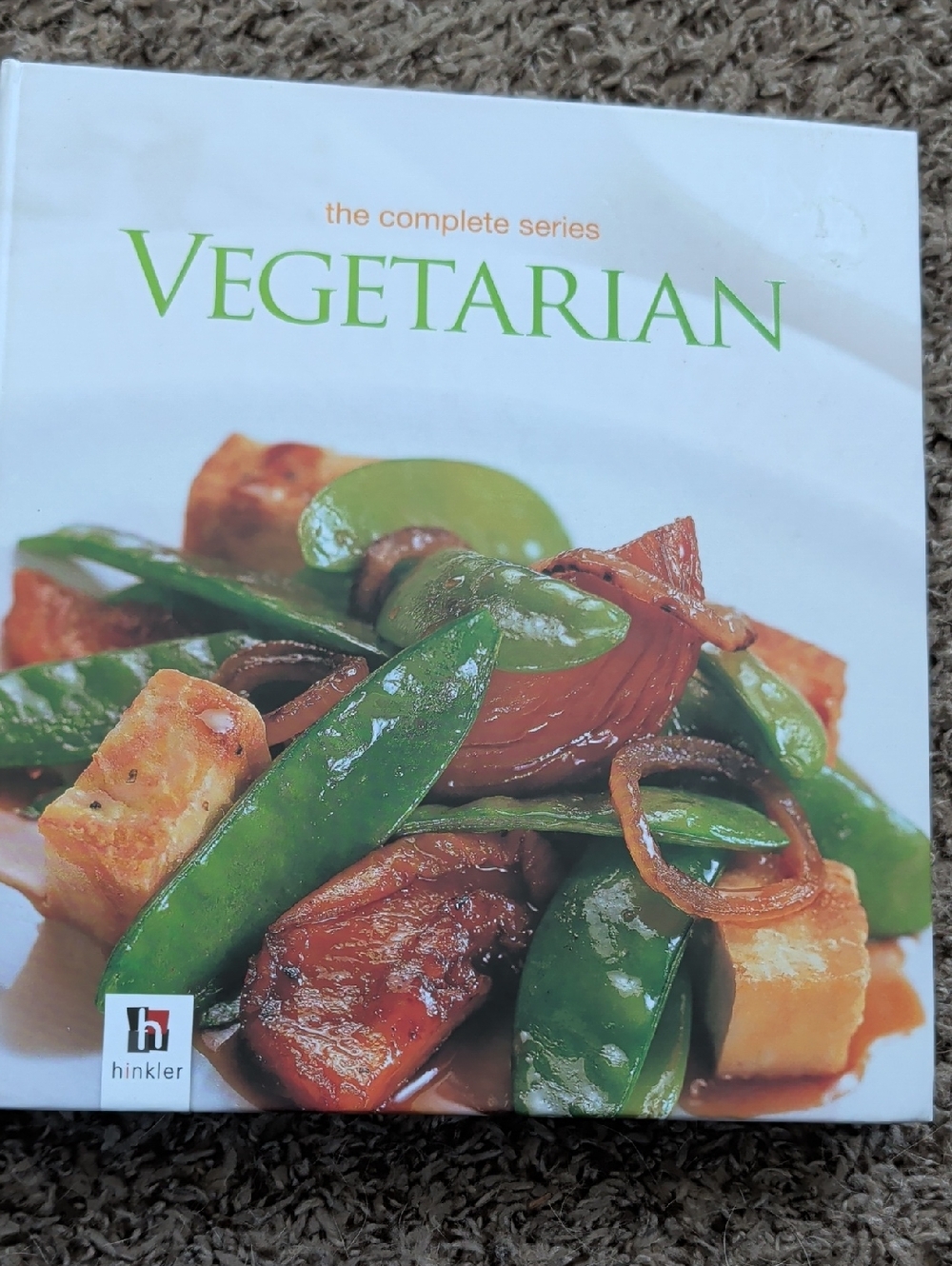 Hinkler Vegetarian Cookbook - White & Green Cover
